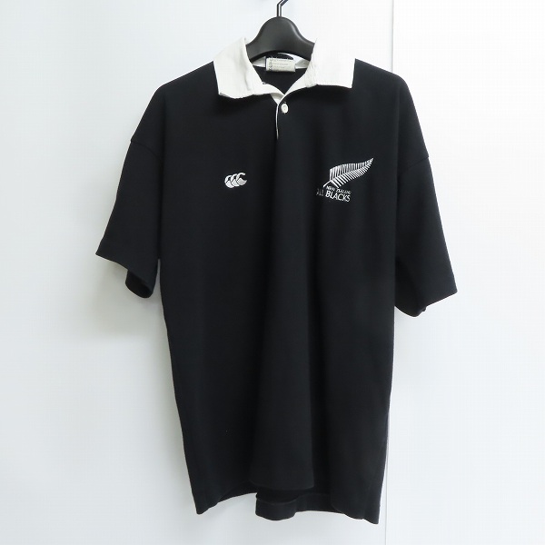 実際に弊社で買取させて頂いたCANTERBURY/カンタベリー ALL BLACKS/オールブラックス 半袖 ラガーシャツ /M