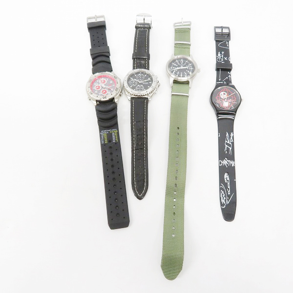 実際に弊社で買取させて頂いた【おまとめ品/動作未確認】スウォッチ/ダンヒル/プロトレック他 デジタル/アナログ腕時計/ベルトの画像 2枚目