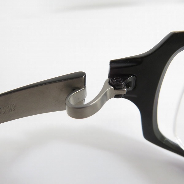 実際に弊社で買取させて頂いた999.9/フォーナインズ 度入り メタルフレーム  メガネフレーム/アイウェア S-592Tの画像 7枚目