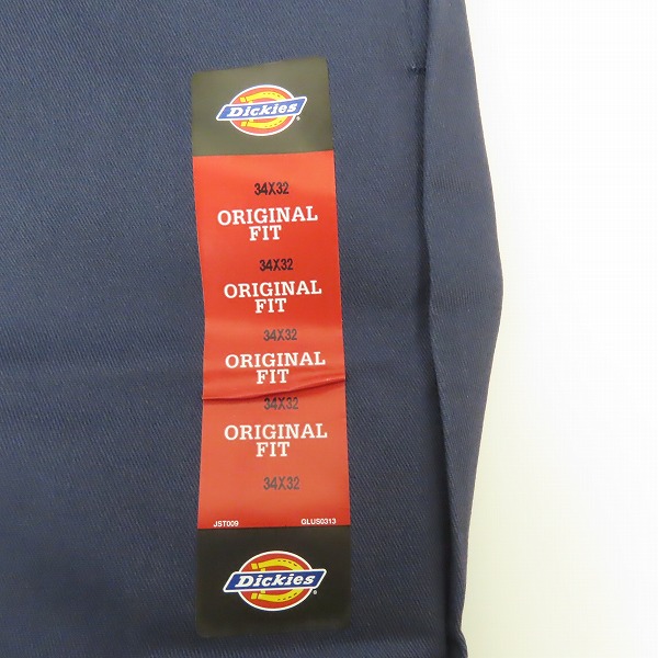 実際に弊社で買取させて頂いた【未使用】Dickies×East L.a./ディッキーズ 874 Original Fit クロスボーン ワークパンツ W5417J9 34×32の画像 6枚目