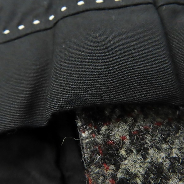 実際に弊社で買取させて頂いたDRIES VAN NOTEN/ドリス ヴァン ノッテン ツイード ワイド ウールパンツ 46の画像 8枚目