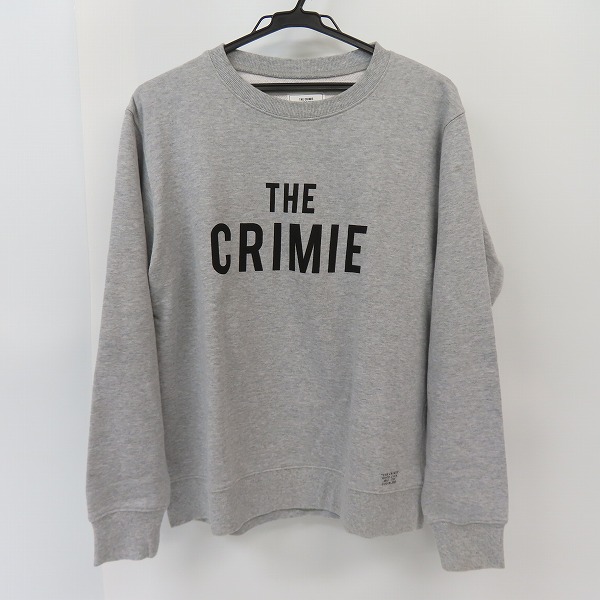実際に弊社で買取させて頂いたTHE CRIMIE/クライミー ロゴスウェット C1K1-SW10/L