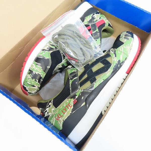実際に弊社で買取させて頂いたASICS××ATMOS/アシックス×アトモス Gel-Lyte III Tiger Camo/タイガー ゲルライト 3/HK724 8890/28.5の画像 7枚目