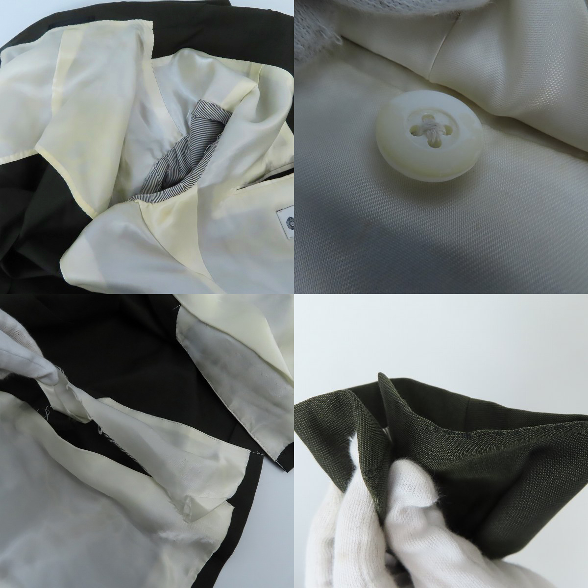 実際に弊社で買取させて頂いたTOMORROWLAND PILGRIM/トゥモローランド ピルグリム スーツセットアップ/54/52の画像 8枚目