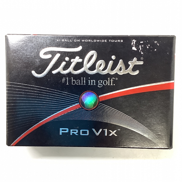 実際に弊社で買取させて頂いた【未使用/オウンネーム】Titleist/タイトリスト PRO V1x ゴルフボール 2スリーブの画像 2枚目