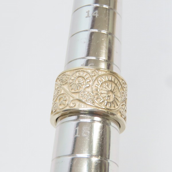 実際に弊社で買取させて頂いたGARNI/ガルニ Vine Pattern Ring/バインパターン リング/指輪 17号の画像 7枚目