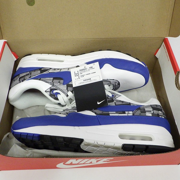 実際に弊社で買取させて頂いたNIKE×atmos/ナイキ×アトモス AIR MAX 1 PRNT/エアマックス 1 プリント AQ0927-100/27.5の画像 7枚目