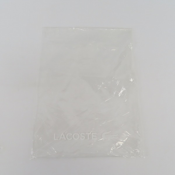 実際に弊社で買取させて頂いた【未使用】LACOSTE/ラコステ メタルバッジプレーンポロシャツ ホワイト PH9161L/Lの画像 6枚目