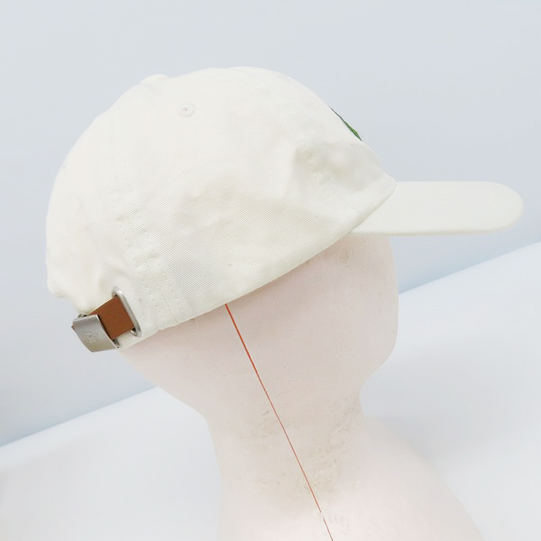 実際に弊社で買取させて頂いたLACOSTE/ラコステ キャップ ロゴ ホワイトの画像 3枚目