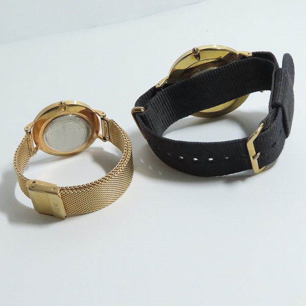 実際に弊社で買取させて頂いたDanielWellington/ダニエルウェリントン アナログ 腕時計 B32R18/B40R16 2点セット【動作未確認】の画像 2枚目