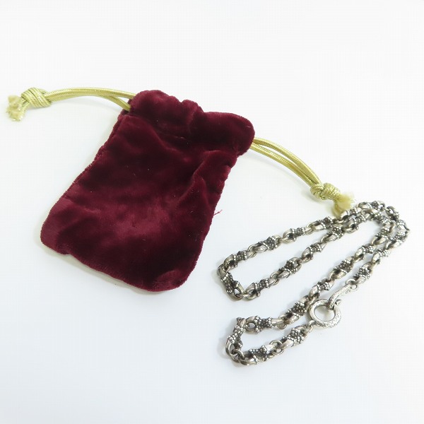 実際に弊社で買取させて頂いたBloody Mary/ブラッディマリー ツイステッドクローチェーン 40cmの画像 5枚目