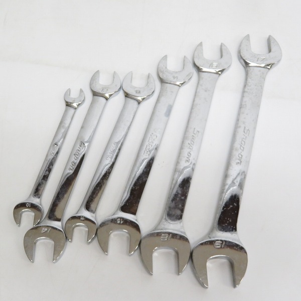 実際に弊社で買取させて頂いたSnap-on/スナップオン オープンエンド レンチ VOM810/1113/1214/1415/1618/1719 6点セット