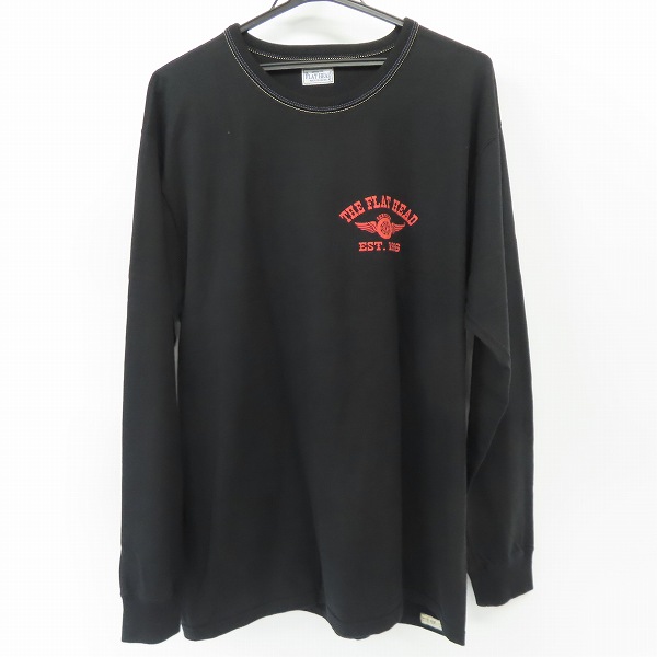 実際に弊社で買取させて頂いたFLAT HEAD/フラットヘッド ロゴプリント ロンT/カットソー /42