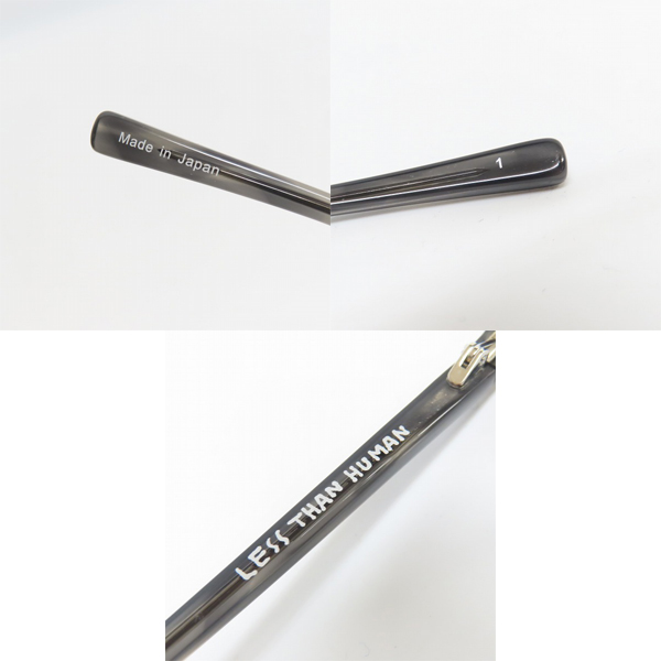 実際に弊社で買取させて頂いたless than human/レスザンヒューマン 眼鏡 メガネフレーム/アイウェア Cell-34の画像 7枚目