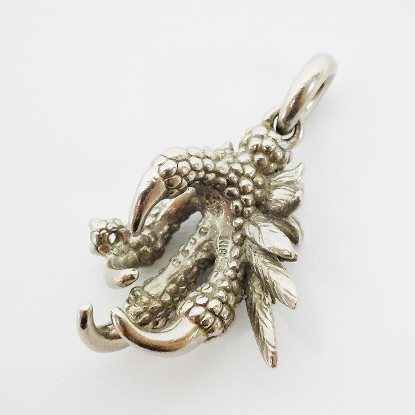 実際に弊社で買取させて頂いたBloody Mary/ブラッディマリー Night raven/ナイトレイヴン K18WG ペンダントトップ w/ダイヤの画像 1枚目