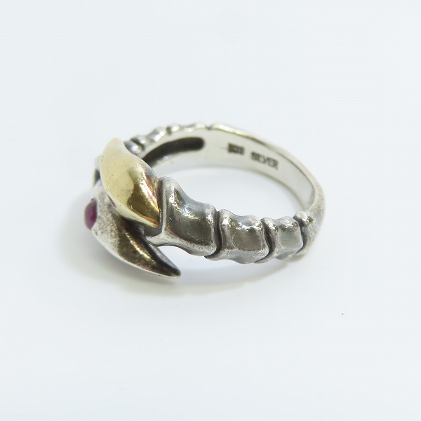 実際に弊社で買取させて頂いたBloody Mary/ブラッディマリー K18 スシュムナーリング/14号の画像 2枚目