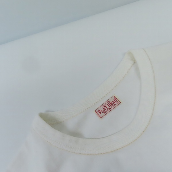 実際に弊社で買取させて頂いたFLAT HEAD/フラットヘッド GLORY DAYS プリント ロンT/カットソー /42の画像 4枚目