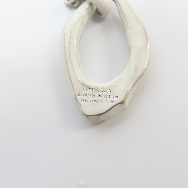 実際に弊社で買取させて頂いたGARNI/ガルニ Crockery ring pendants クロッケリー リング ペンダント ネックレスチェーン ホワイト の画像 7枚目