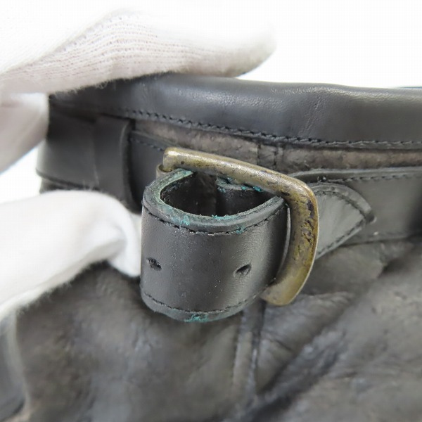 実際に弊社で買取させて頂いたPaul Smith/ポールスミス RED EAR/レッドイヤー ムートン ワークブーツ/7の画像 7枚目