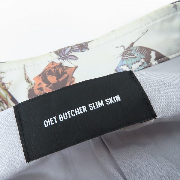 実際に弊社で買取させて頂いたDIET BUTCHER SLIM SKIN/ダイエットブッチャースリムスキン 15SS 蝶々総柄 スカジャン 2の画像 2枚目