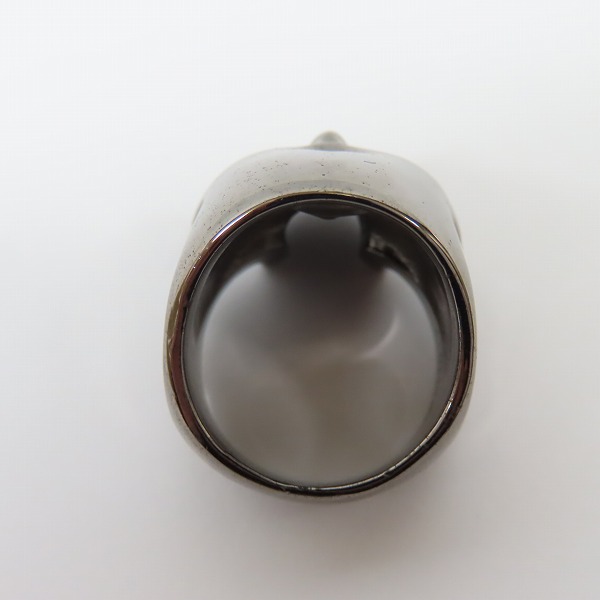 実際に弊社で買取させて頂いたNUMBER (N)INE×JAM HOME MADE/ナンバーナイン×ジャムホームメイド スカルリング/15号の画像 4枚目