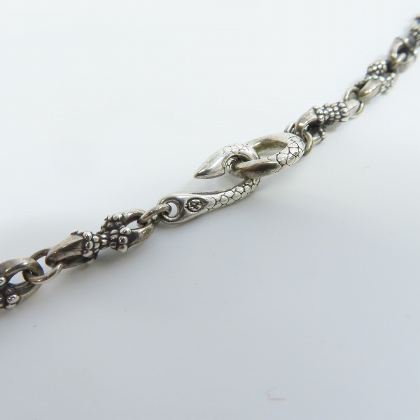 実際に弊社で買取させて頂いたBloody Mary/ブラッディマリー ツイステッドクローチェーン 40cmの画像 2枚目