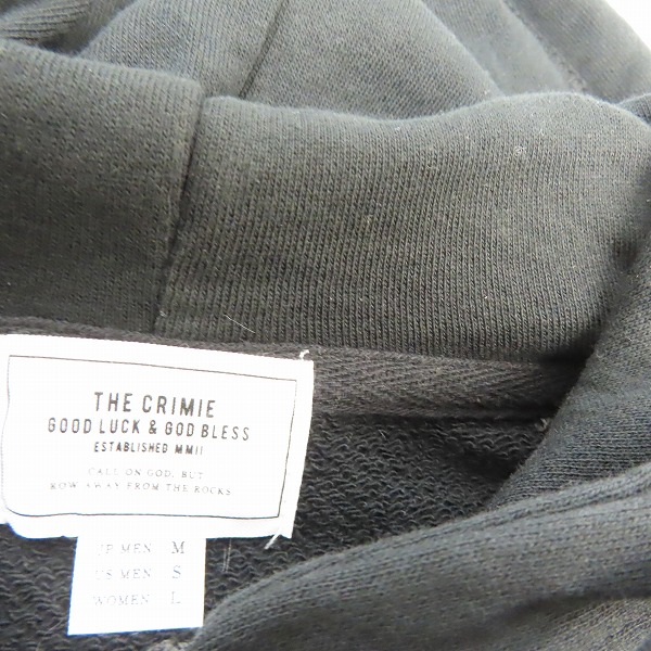 実際に弊社で買取させて頂いたTHE CRIMIE/クライミー ジップアップパーカー C1H5-SW06/Mの画像 5枚目