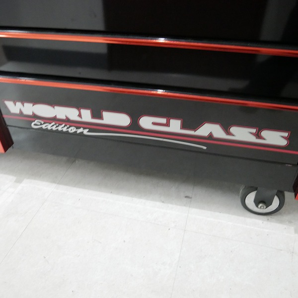 実際に弊社で買取させて頂いたSnap-on/スナップオン WORLD CLASS/ワールドクラス ワイドキャビネット/ツールキャビネット/ロールキャブ/工具箱 8段の画像 4枚目