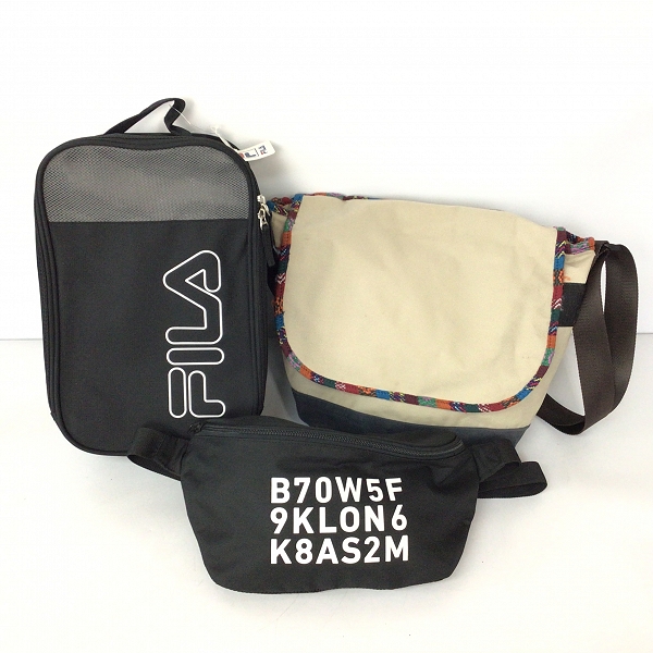 実際に弊社で買取させて頂いた【おまとめ品】THE NORTH FACE/ノースフェイス FILA/フィラ 他 リュック/ショルダーバッグ 等の画像 3枚目