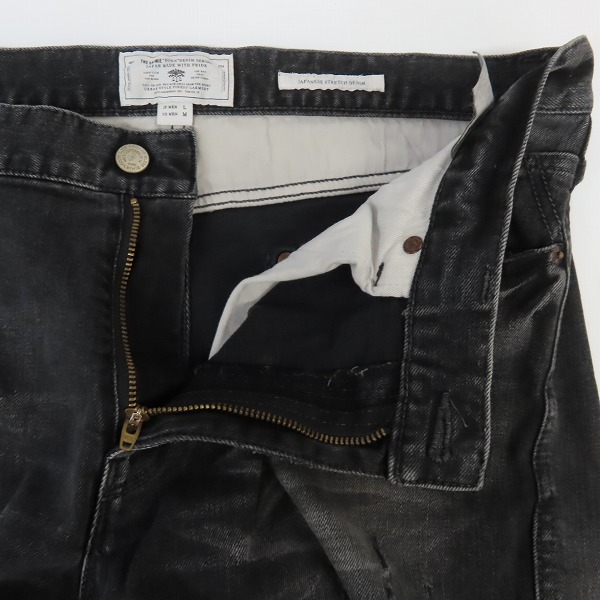 実際に弊社で買取させて頂いたTHE CRIMIE/クライミー ダメージペイント加工ストレッチデニムパンツ C1H5-BFPT-05/Lの画像 5枚目