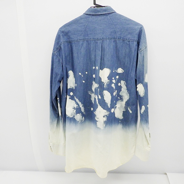実際に弊社で買取させて頂いたMIHARAYASUHIRO/ミハラヤスヒロ デニムシャツ ブリーチ加工 41023168/46の画像 1枚目