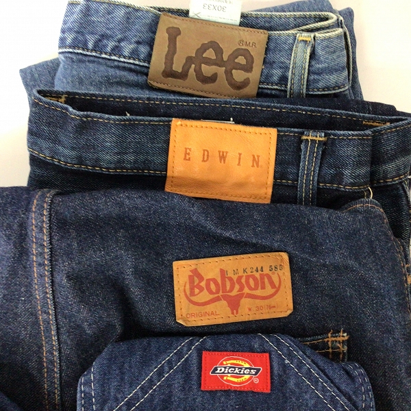 実際に弊社で買取させて頂いた【おまとめ品】Lee/EDWIN/BOBSON/Dickies 等 デニムパンツ/チノ/オールインワン の画像 1枚目