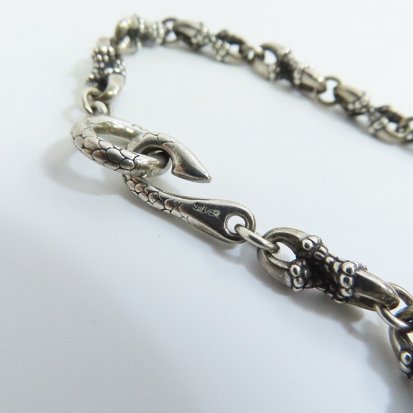 実際に弊社で買取させて頂いたBloody Mary/ブラッディマリー ツイステッドクローチェーン 40cmの画像 3枚目