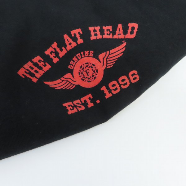 実際に弊社で買取させて頂いたFLAT HEAD/フラットヘッド ロゴプリント ロンT/カットソー /42の画像 5枚目
