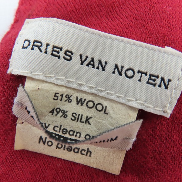 実際に弊社で買取させて頂いたDRIES VAN NOTEN/ドリスヴァンノッテン ストール 総柄の画像 3枚目