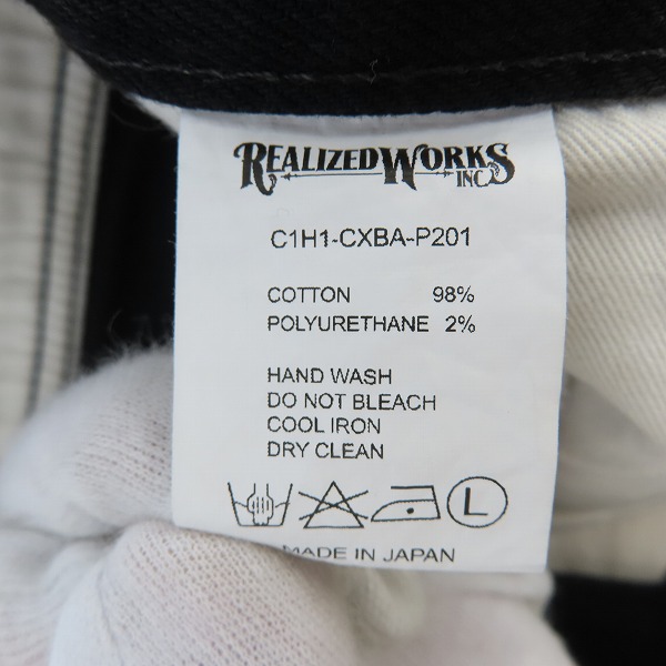 実際に弊社で買取させて頂いたTHE CRIMIE/クライミー STRETCH FABLIC ブラックデニムパンツ C1H1-CXBA-P201/Lの画像 3枚目