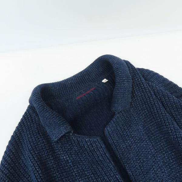 実際に弊社で買取させて頂いたBLUE BLUE/ブルーブルー ニットカーディガン/3の画像 5枚目