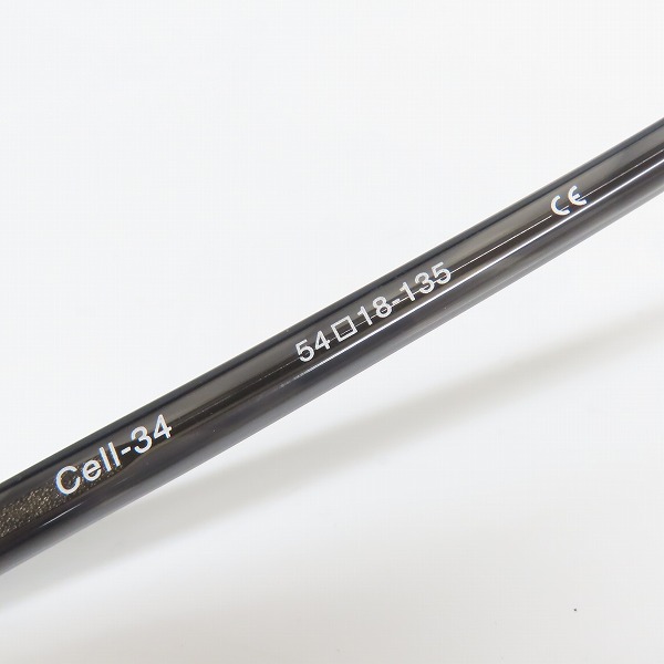 実際に弊社で買取させて頂いたless than human/レスザンヒューマン 眼鏡 メガネフレーム/アイウェア Cell-34の画像 6枚目