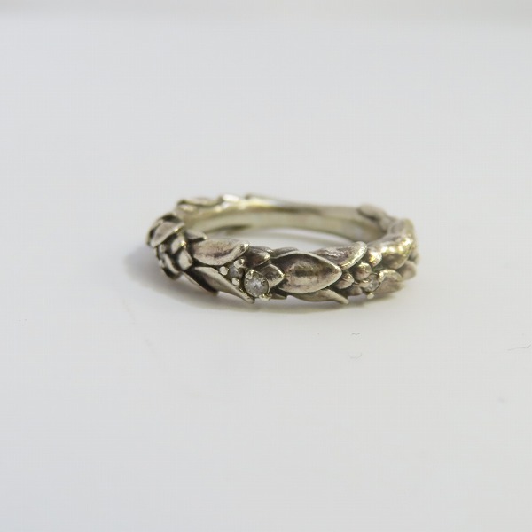 実際に弊社で買取させて頂いたBloody Mary/ブラッディマリー スノードロップリング w/3ダイヤ 11号の画像 1枚目