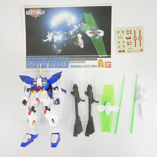 実際に弊社で買取させて頂いた【組済/ジャンク】バンダイ 1/100 F90Y クラスター ガンダム/ビギナゼラ/F90-Vタイプ/ベルガギロス 4点セット/ガンプラの画像 1枚目