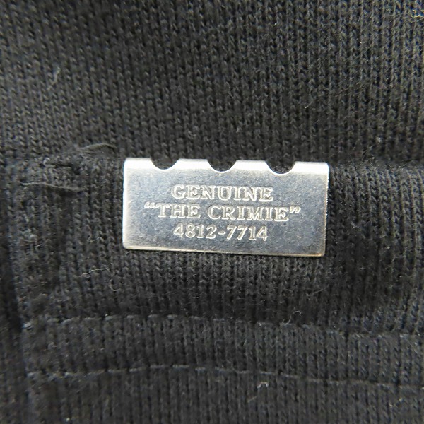 実際に弊社で買取させて頂いたTHE CRIMIE/クライミー 胸ポケット付き ジップアップパーカー CR1-02L5-CL62/Lの画像 7枚目