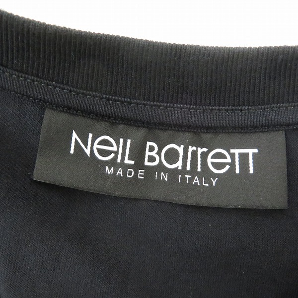 実際に弊社で買取させて頂いたNeil Barrett/ニールバレット 20AW Hybrid Mohawk God TEE 半袖Tシャツ PBJT793B-P508S/Sの画像 2枚目