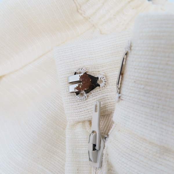 実際に弊社で買取させて頂いたChristian Dior/クリスチャンディオール セットアップ ノースリーブ/スカート リネン/麻混 /9の画像 5枚目