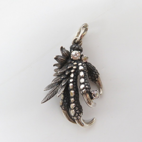 実際に弊社で買取させて頂いたBloody Mary/ブラッディマリー ナイトレイヴンペンダント ホワイトトパーズの画像 1枚目