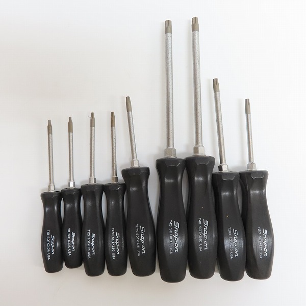 実際に弊社で買取させて頂いたSnap-on/スナップオン トルクスドライバー SDTX38A/310A/315/320/325/327/430/640/645 9点セットの画像 1枚目