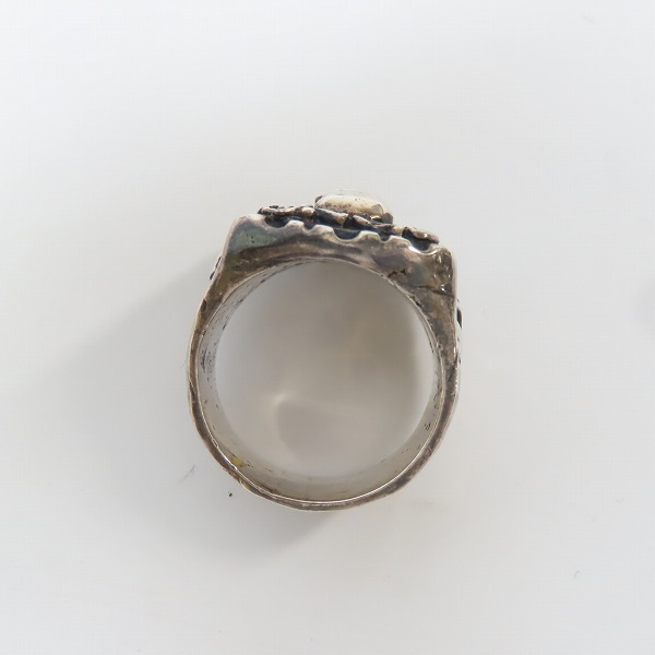 実際に弊社で買取させて頂いたCRAZY PIG/クレイジーピッグ CALAVERA MEXICAN SKULL/カラベラメキシカンスカル リング/23号の画像 5枚目