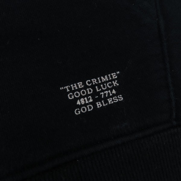 実際に弊社で買取させて頂いたCRIMIE/クライミー THE LIFE プリント ジップアップパーカー C1K1-SW14/XLの画像 6枚目