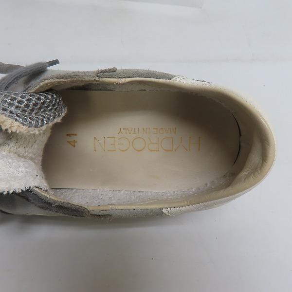 実際に弊社で買取させて頂いたHYDROGEN/ハイドロゲン ローカットスニーカー/41の画像 4枚目