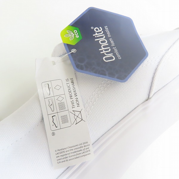 実際に弊社で買取させて頂いた【未使用】LACOSTE/ラコステ JUMP SERVE LACE スニーカー 743CMA0051147/UK9.5の画像 7枚目