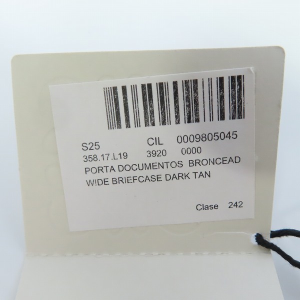 実際に弊社で買取させて頂いたLOEWE/ロエベ PORTA DOCUMENTOS BRONCEAD WIDE BRIFCASE 2wayブリーフケース/ビジネスバッグ 358.17.L19の画像 7枚目